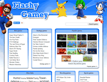 Tablet Screenshot of flashygamey.com